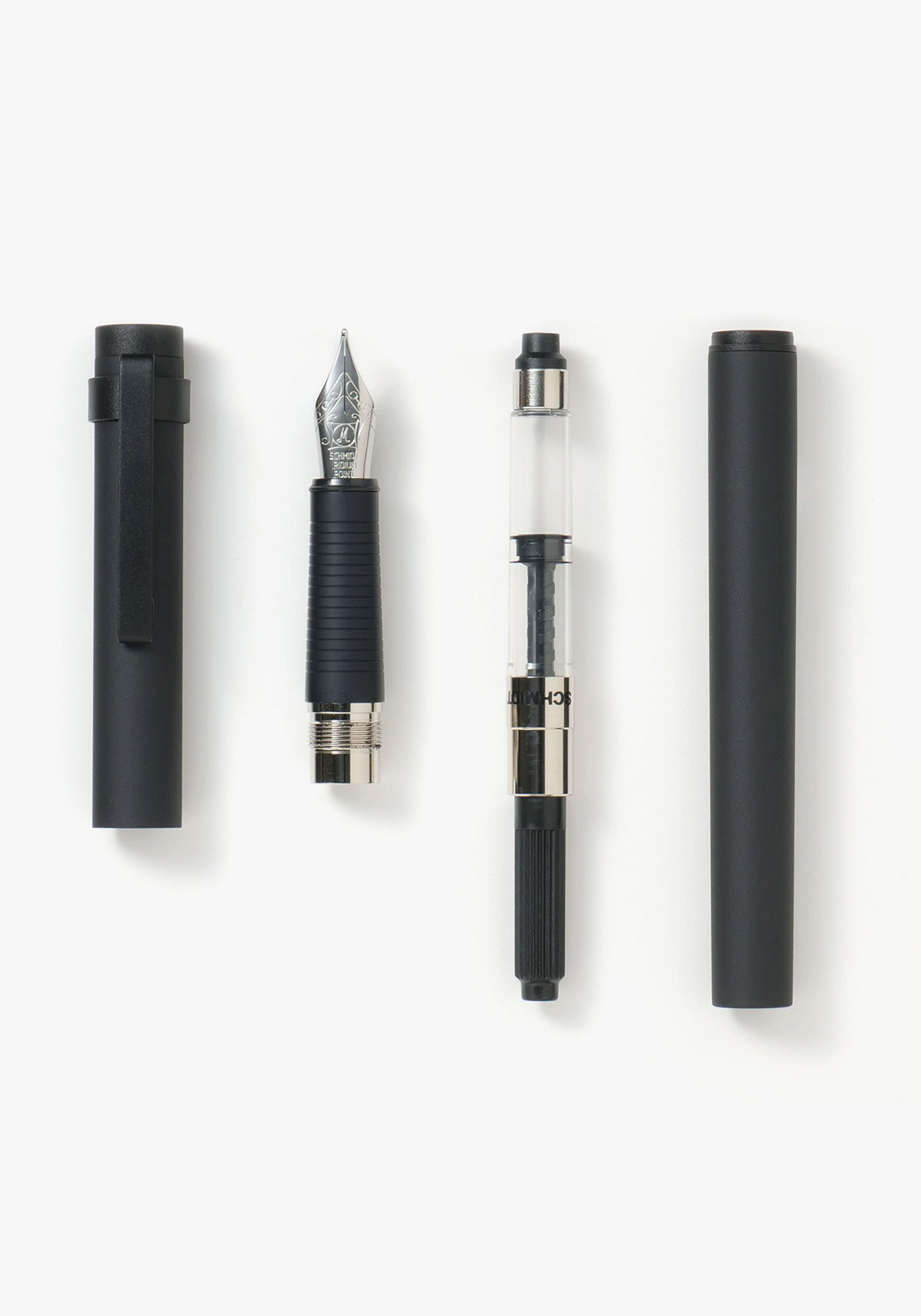 עט נובע מאלומיניום שחור | Kakimori Aluminum