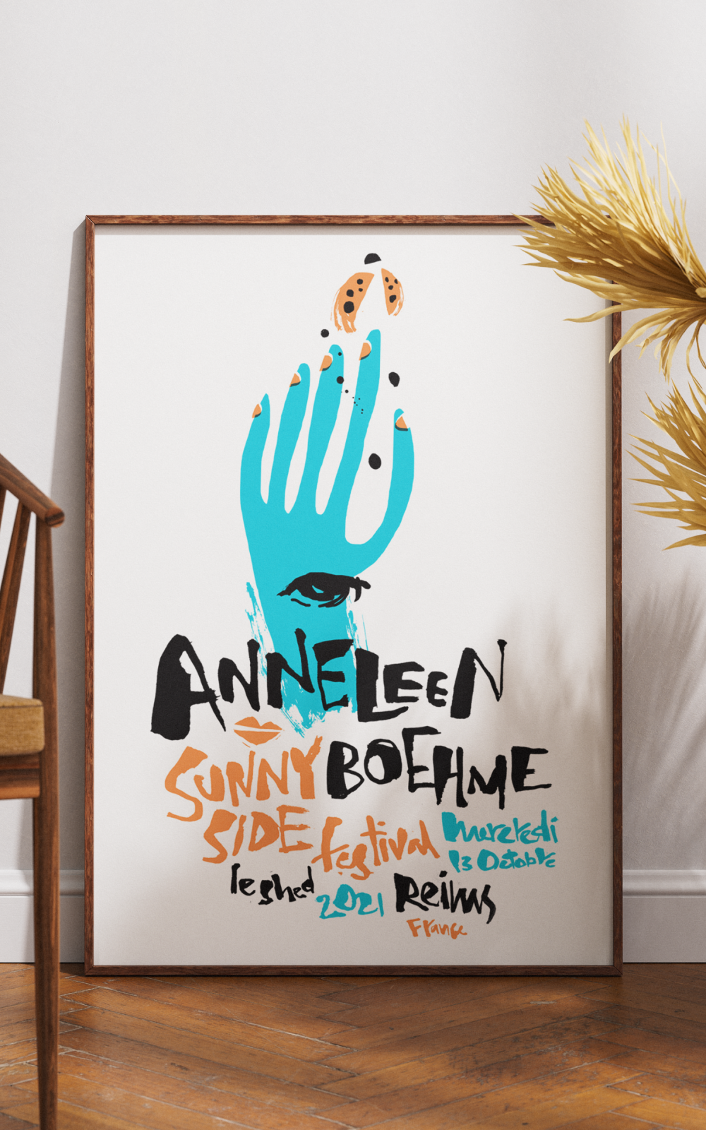 דקל חברוני | Anneleen Sunnyside | הדפס לתלייה על הקיר