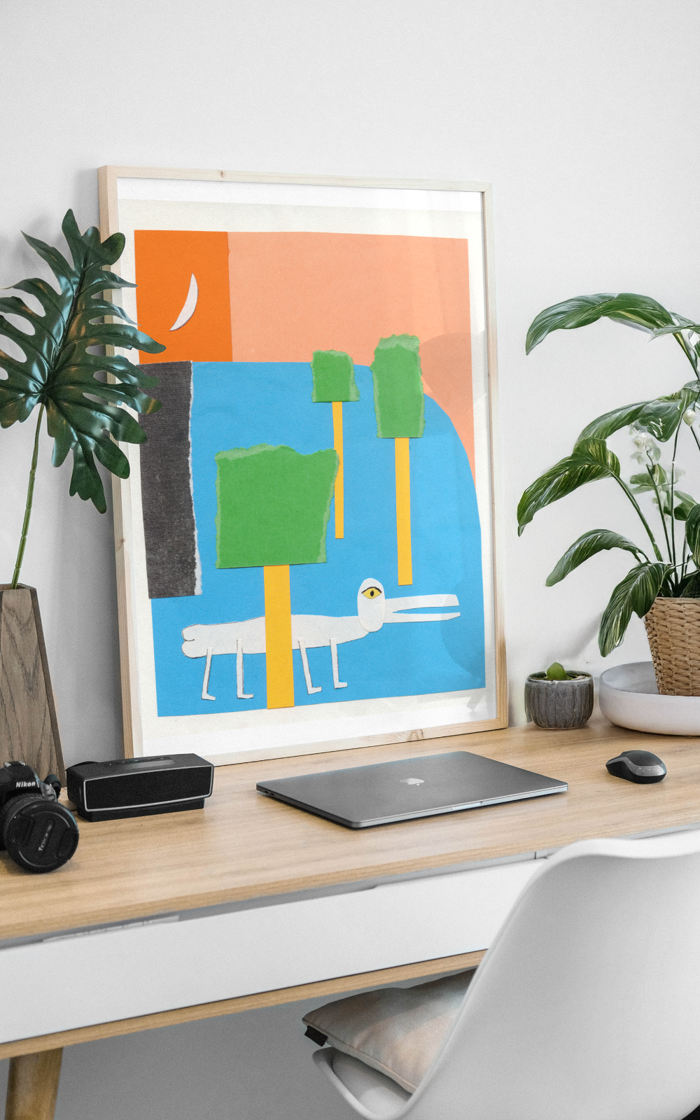 הדפס לתלייה על הקיר | Duck in the forest | ענת ורשבסקי