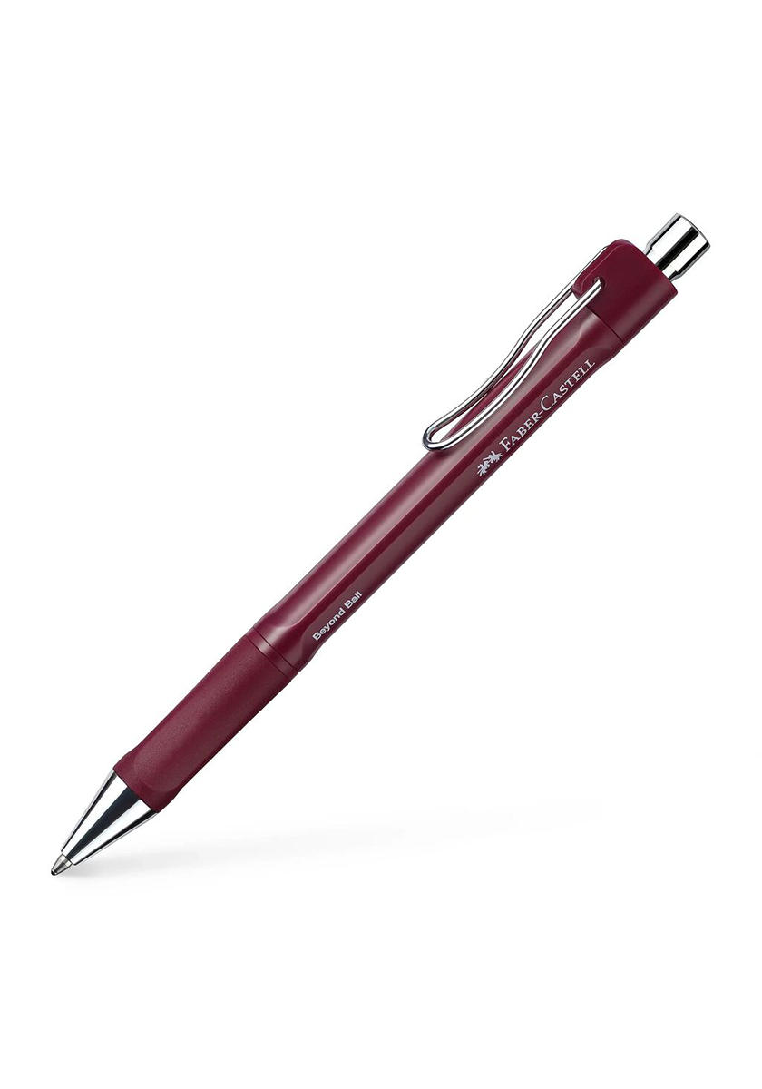 עט כדורי אדום | Faber Castell Beyond Red