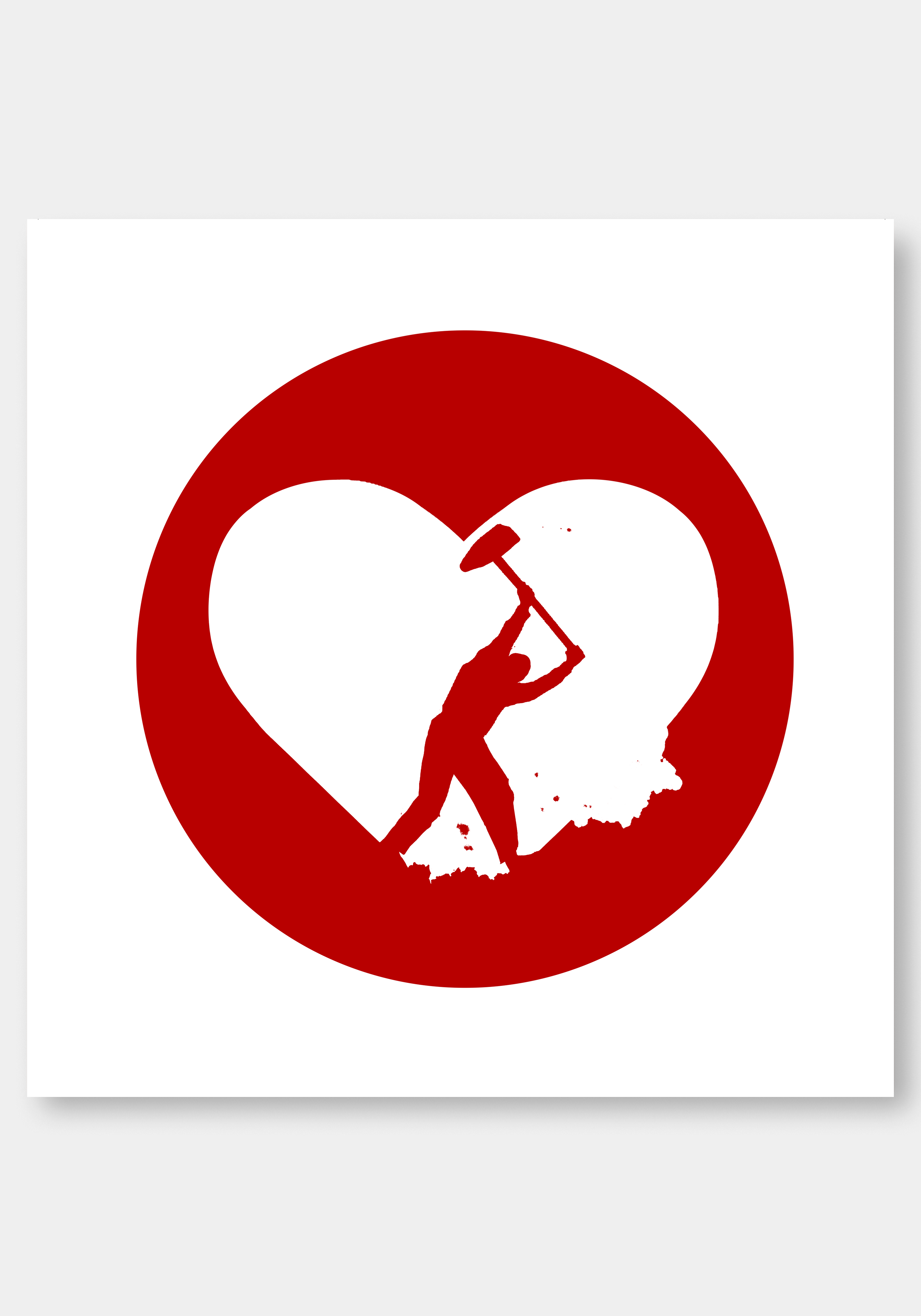 פרינט לתלייה על הקיר | Broken Heart | יזהר כהן - אוסף חדש