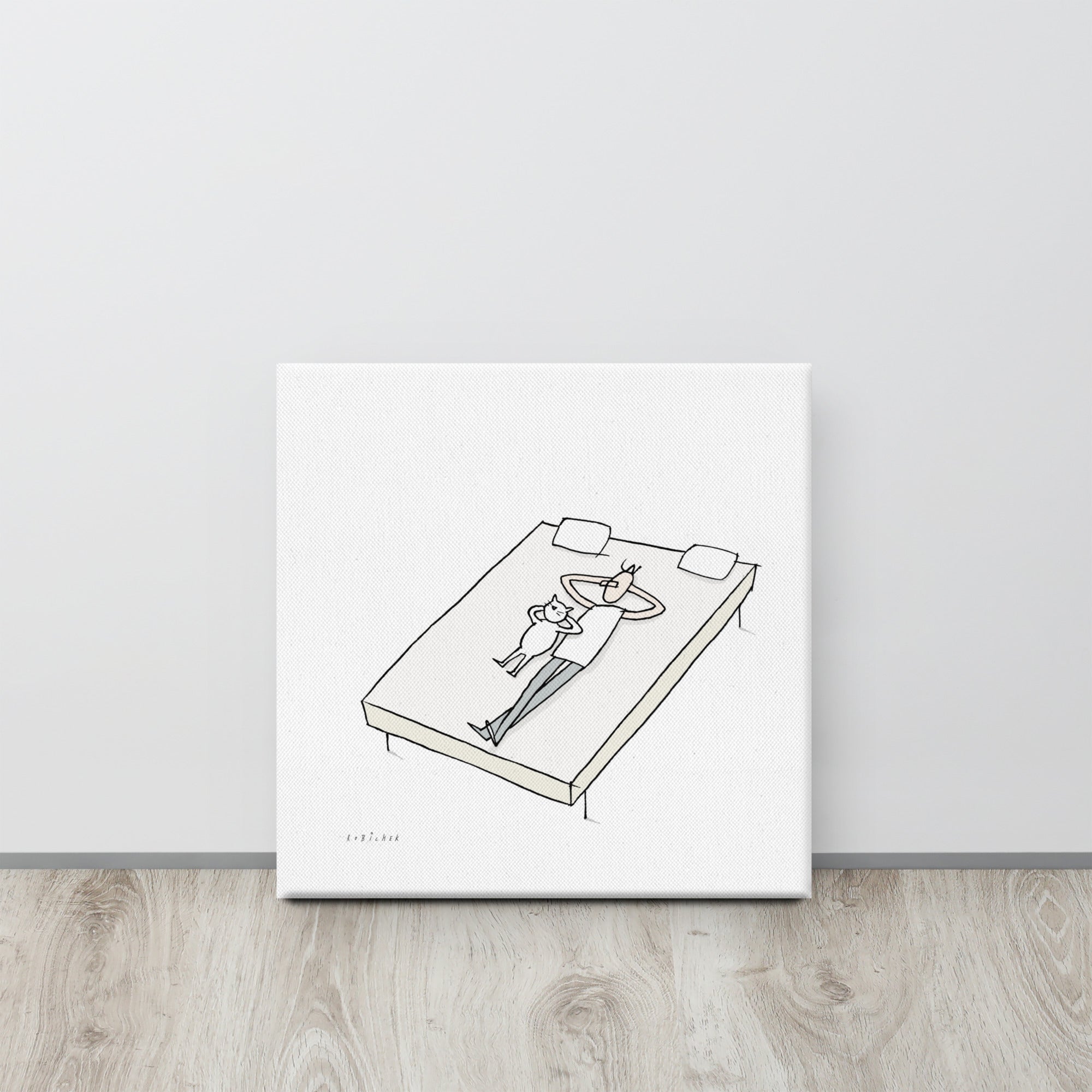 יובל רוביצ'ק | Catman | הדפס על קנבס