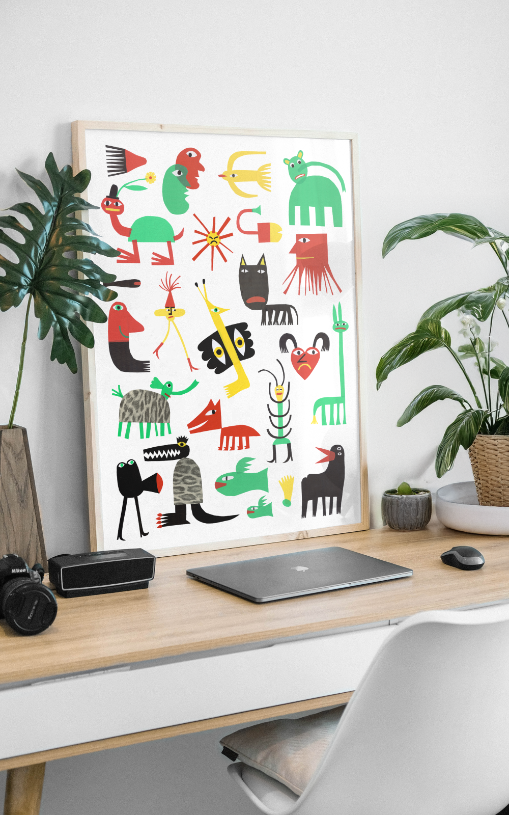 הדפס לתלייה על הקיר | Wallpaper creatures | ענת ורשבסקי