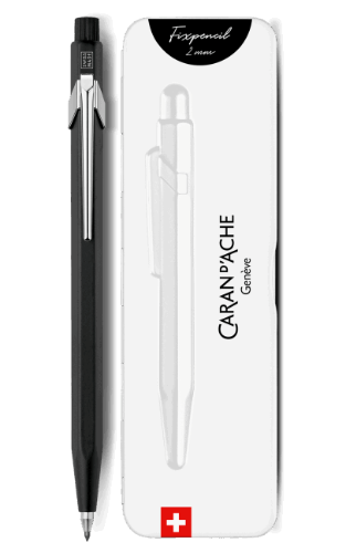 מחזיק עופרת בעובי 2 מ"מ בקופסת פח ייחודית מבית קראנדש | FIXPENCIL Caran d'Ache