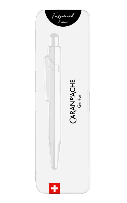 מחזיק עופרת בעובי 2 מ"מ בקופסת פח ייחודית מבית קראנדש | FIXPENCIL Caran d'Ache