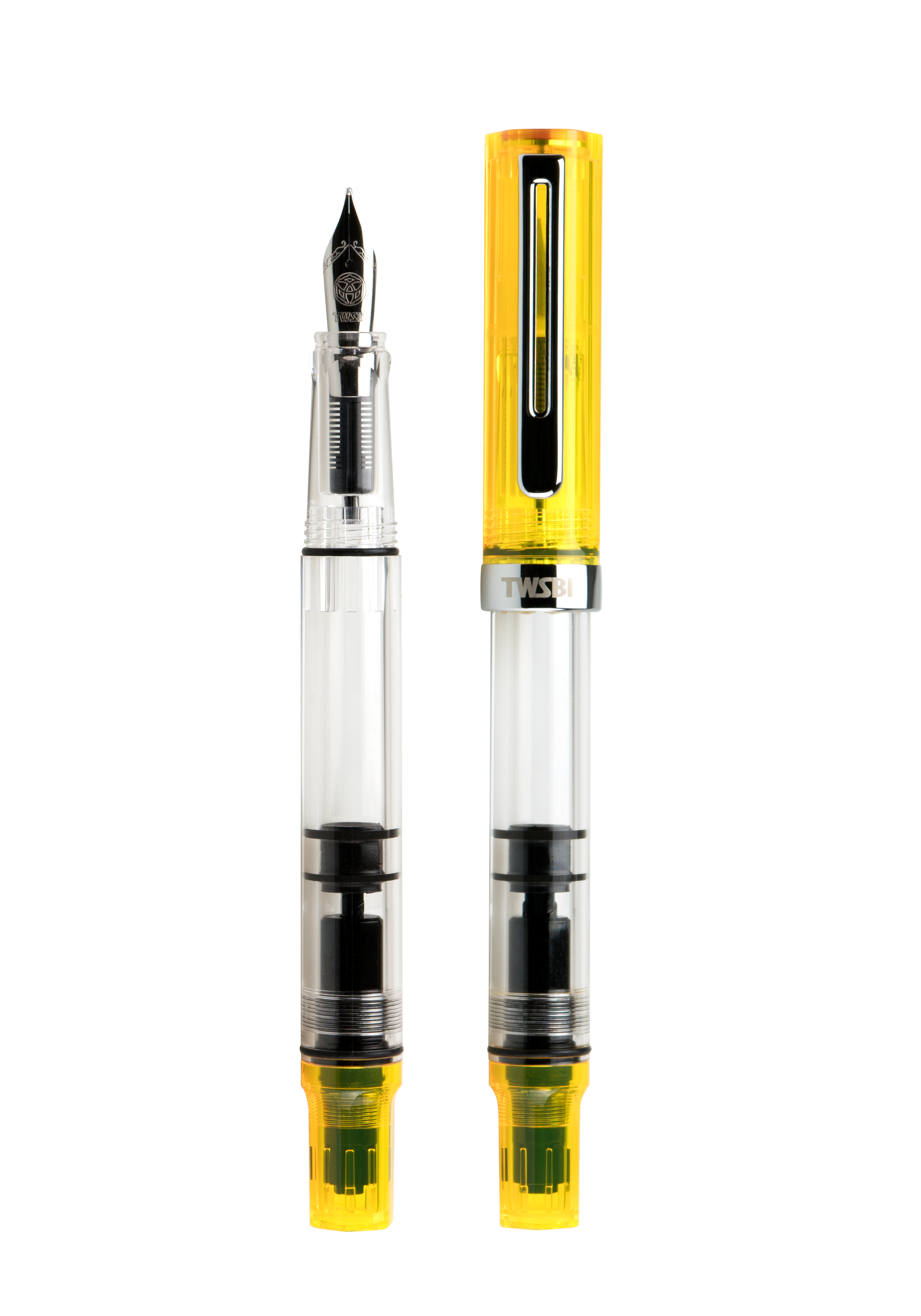 עט נובע צהוב ושקוף | TWSBI Eco Transparent Yellow