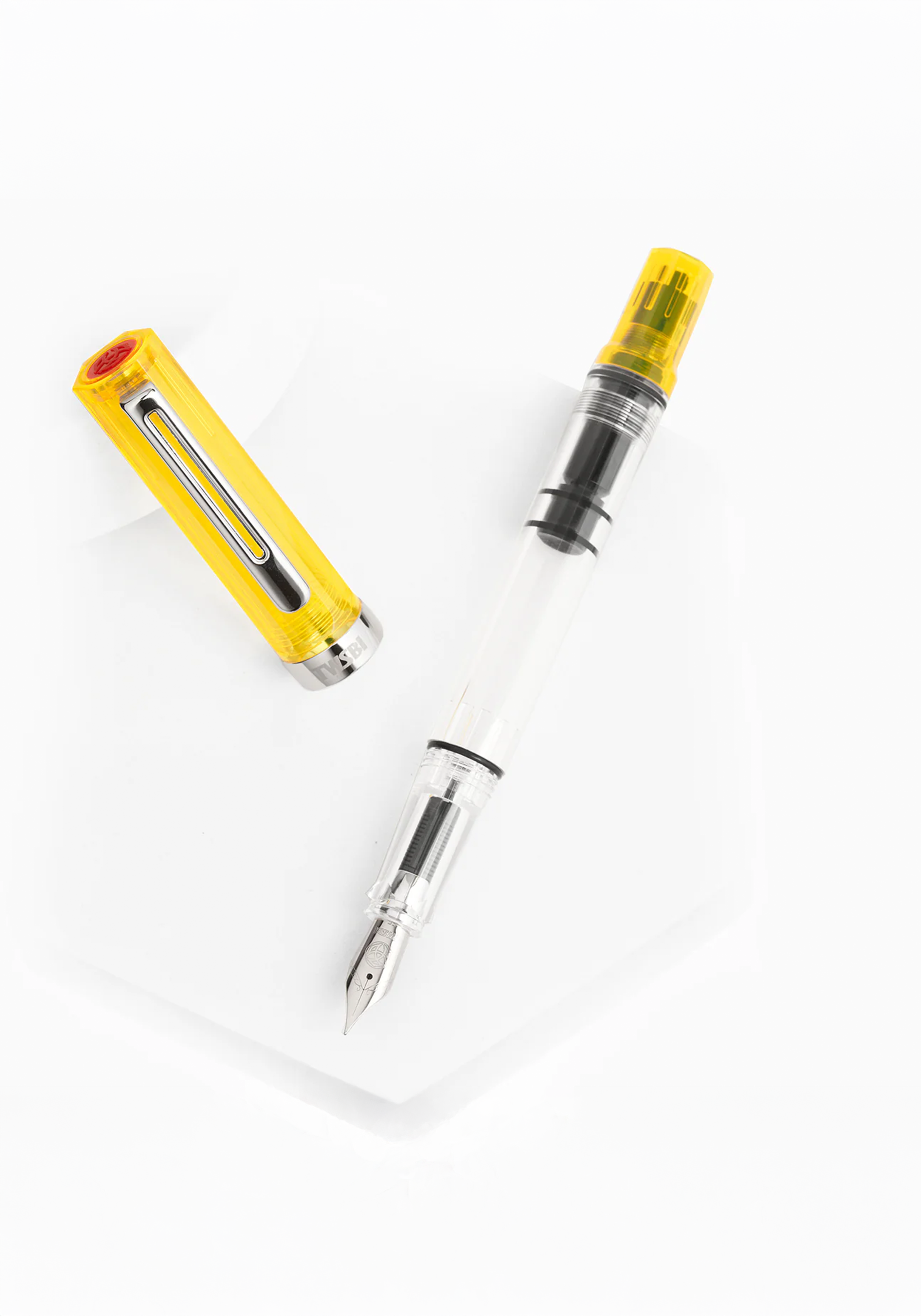 עט נובע צהוב ושקוף | TWSBI Eco Transparent Yellow