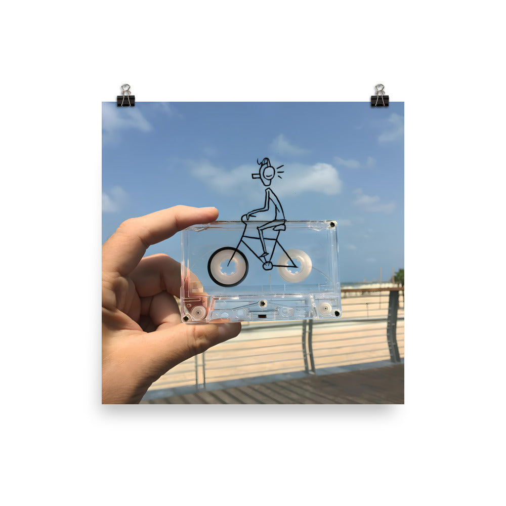 יובל רוביצ׳ק | Riding Tape | הדפס דיגיטלי