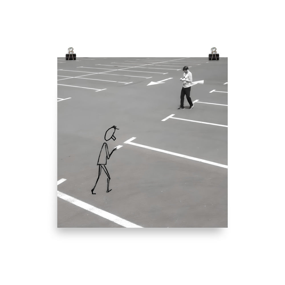 יובל רוביצ׳ק | Parking Phone | הדפס דיגיטלי