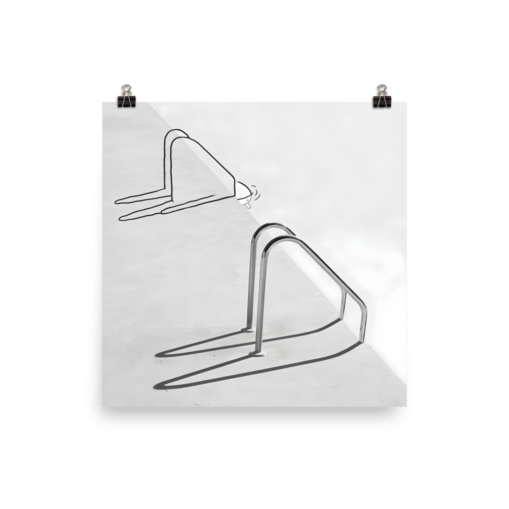 יובל רוביצ׳ק | Pool praying | הדפס דיגיטלי