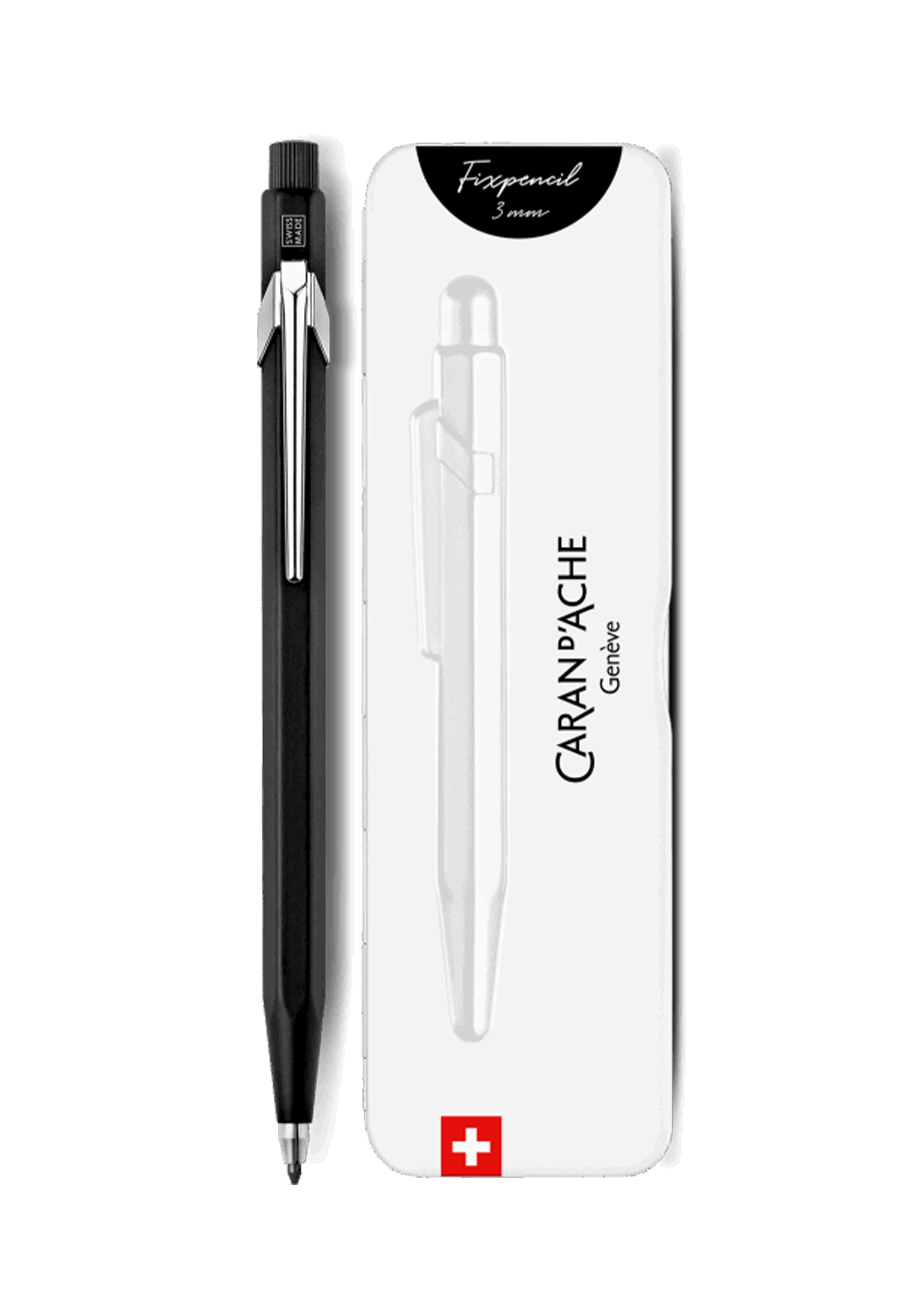 מחזיק עופרת בעובי 3 מ"מ בקופסת פח ייחודית מבית קראנדש | FIXPENCIL Caran d'Ache