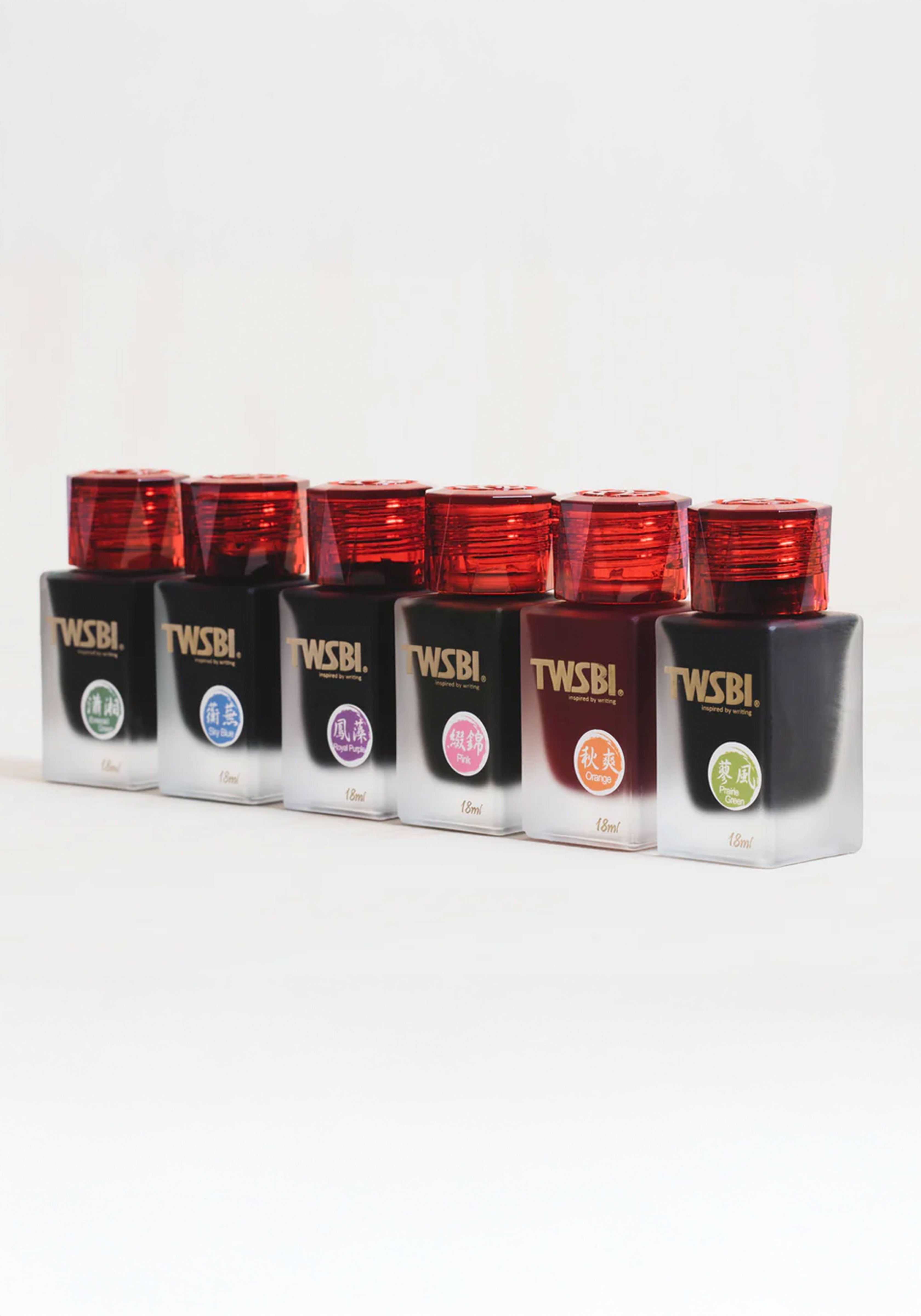 מארז 6 בקבוקי דיו 18 מ"ל | TWSBI Ink-Combo Color pack