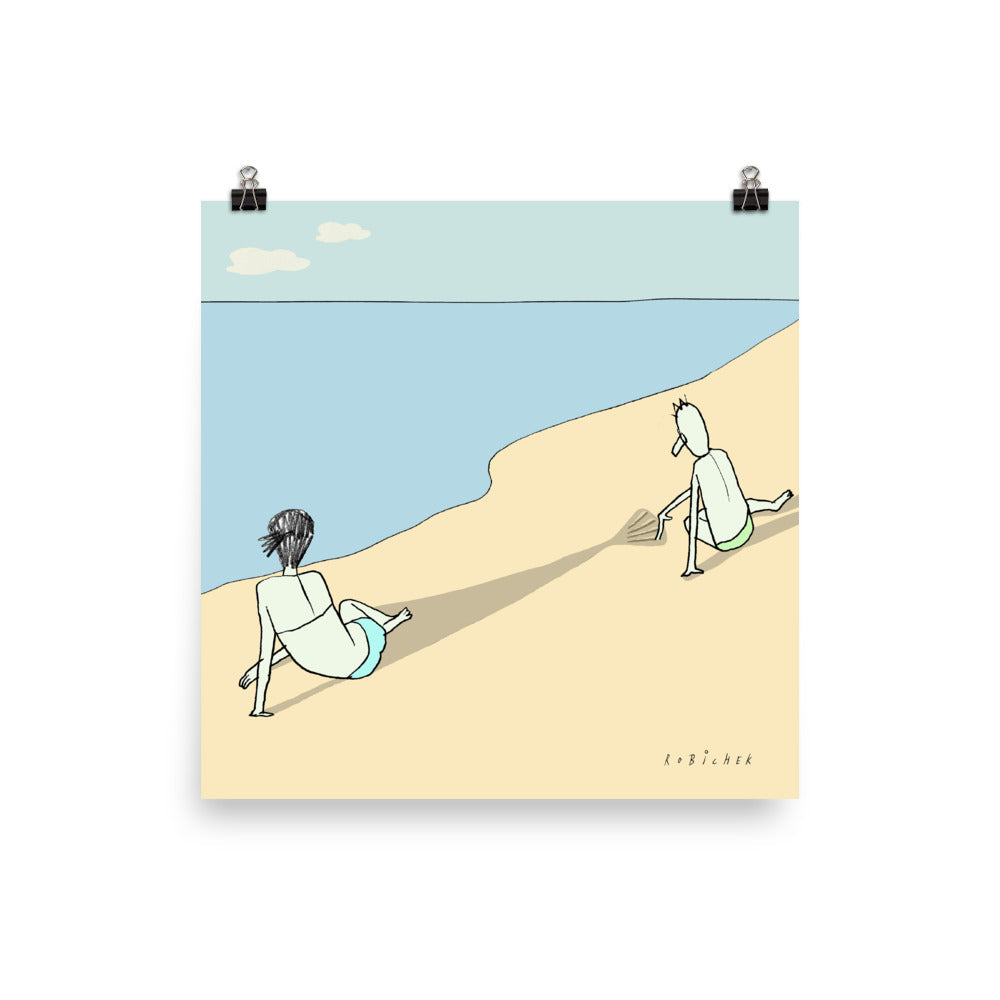 יובל רוביצ׳ק | Draw mermaid | הדפס דיגיטלי