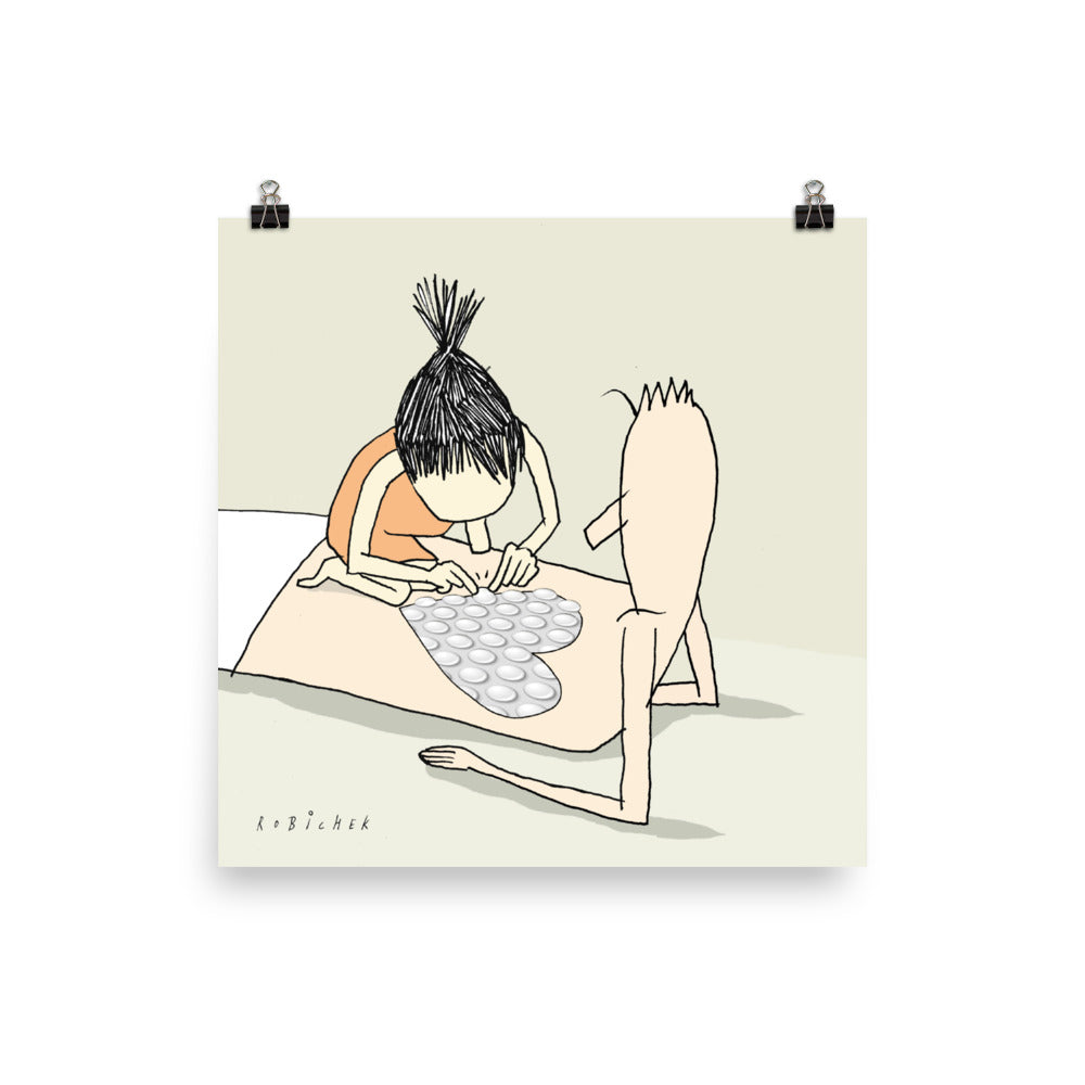 יובל רוביצ׳ק | Bubble by Bubble | הדפס דיגיטלי