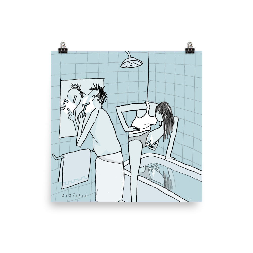 יובל רוביצ׳ק | Shaving | הדפס דיגיטלי