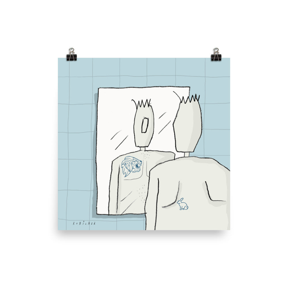 יובל רוביצ׳ק | Back & front | הדפס דיגיטלי