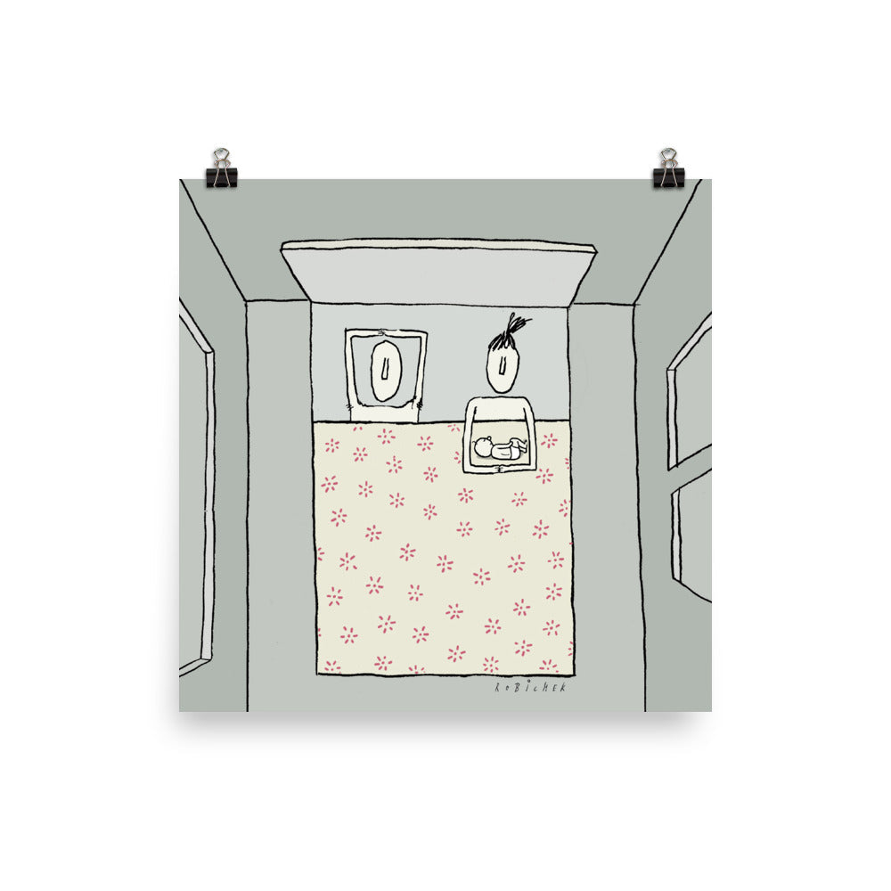 יובל רוביצ׳ק | Baby sleep | הדפס דיגיטלי