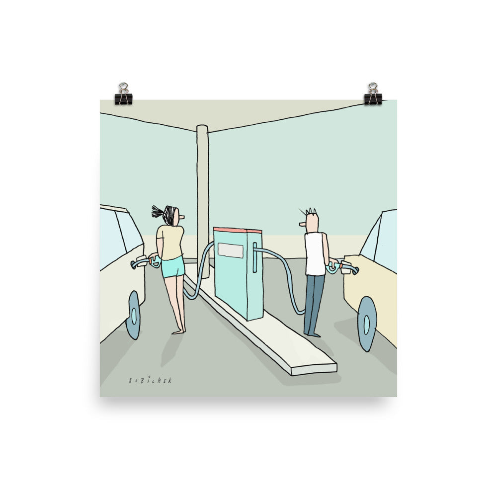 יובל רוביצ׳ק | Full tank | הדפס דיגיטלי