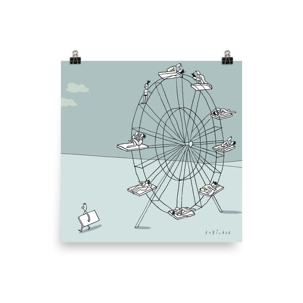 יובל רוביצ׳ק | Time out | הדפס דיגיטלי