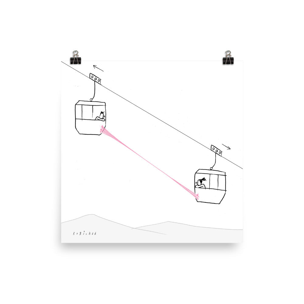 יובל רוביצ׳ק | Elastic love | הדפס דיגיטלי