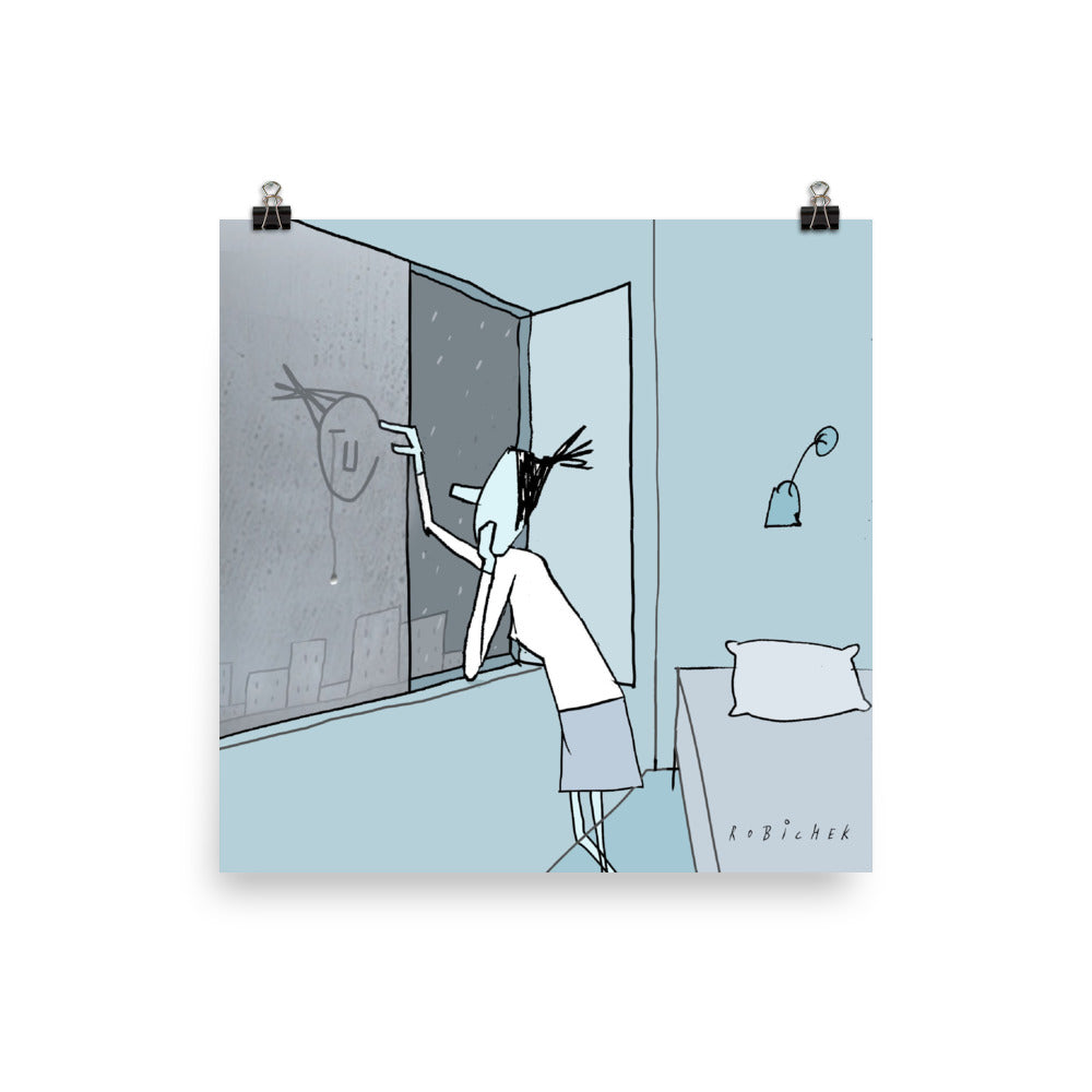 יובל רוביצ׳ק | Rain tear | הדפס דיגיטלי