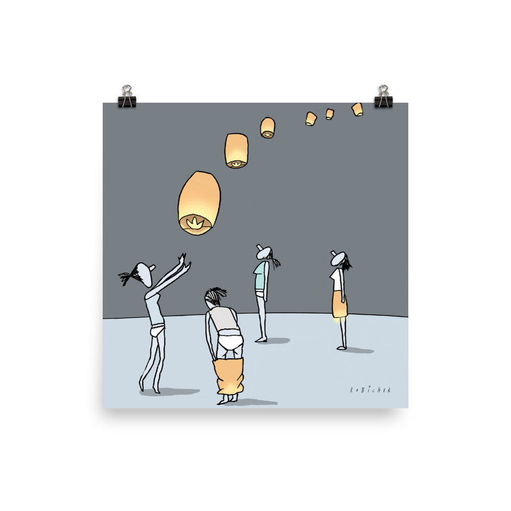 יובל רוביצ׳ק | Fireskirts | הדפס דיגיטלי