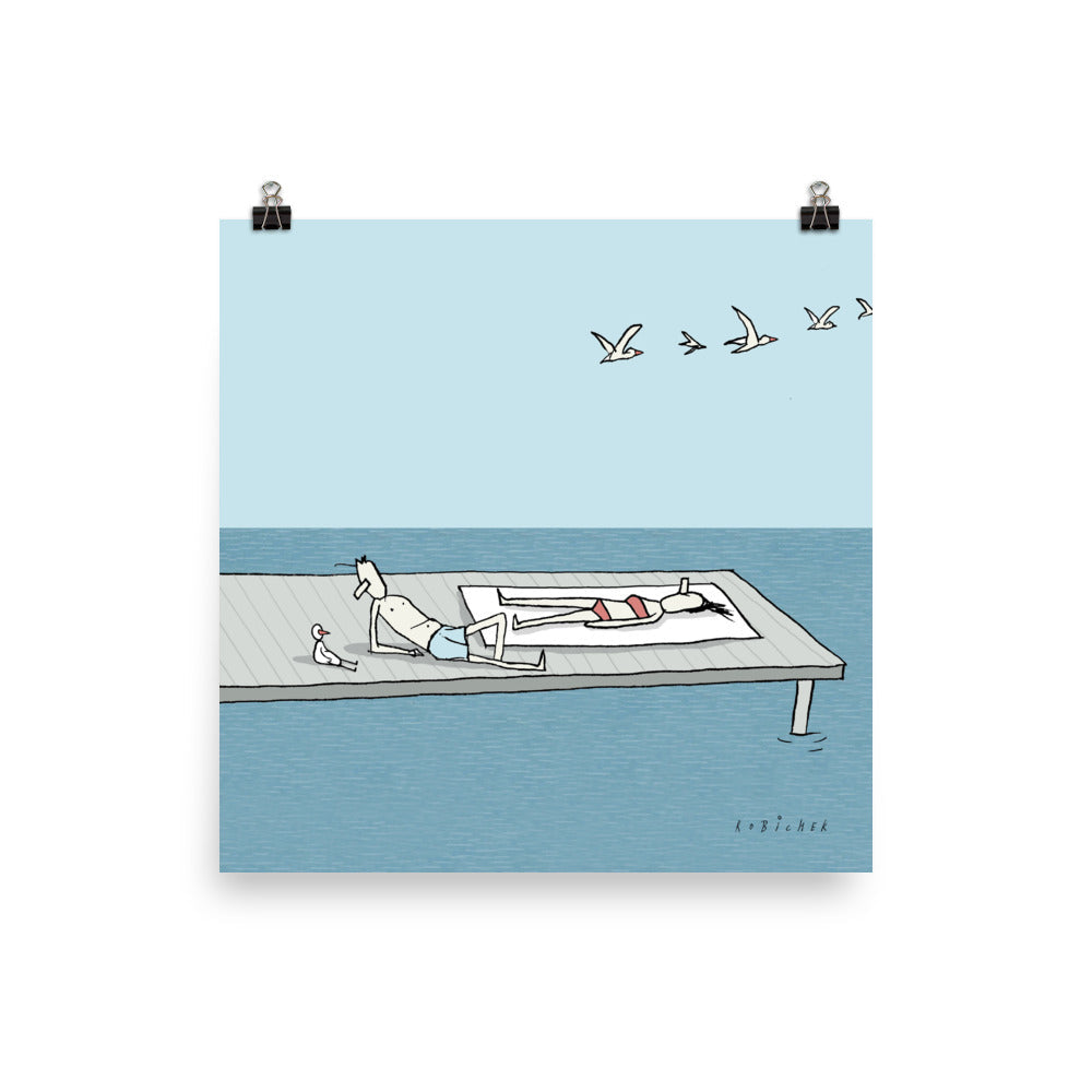 יובל רוביצ׳ק | One bird | הדפס דיגיטלי