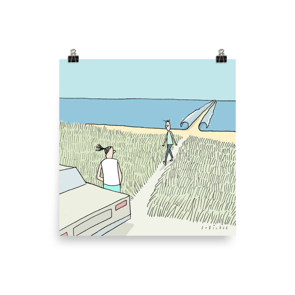 יובל רוביצ׳ק | Cross the ocean | הדפס דיגיטלי