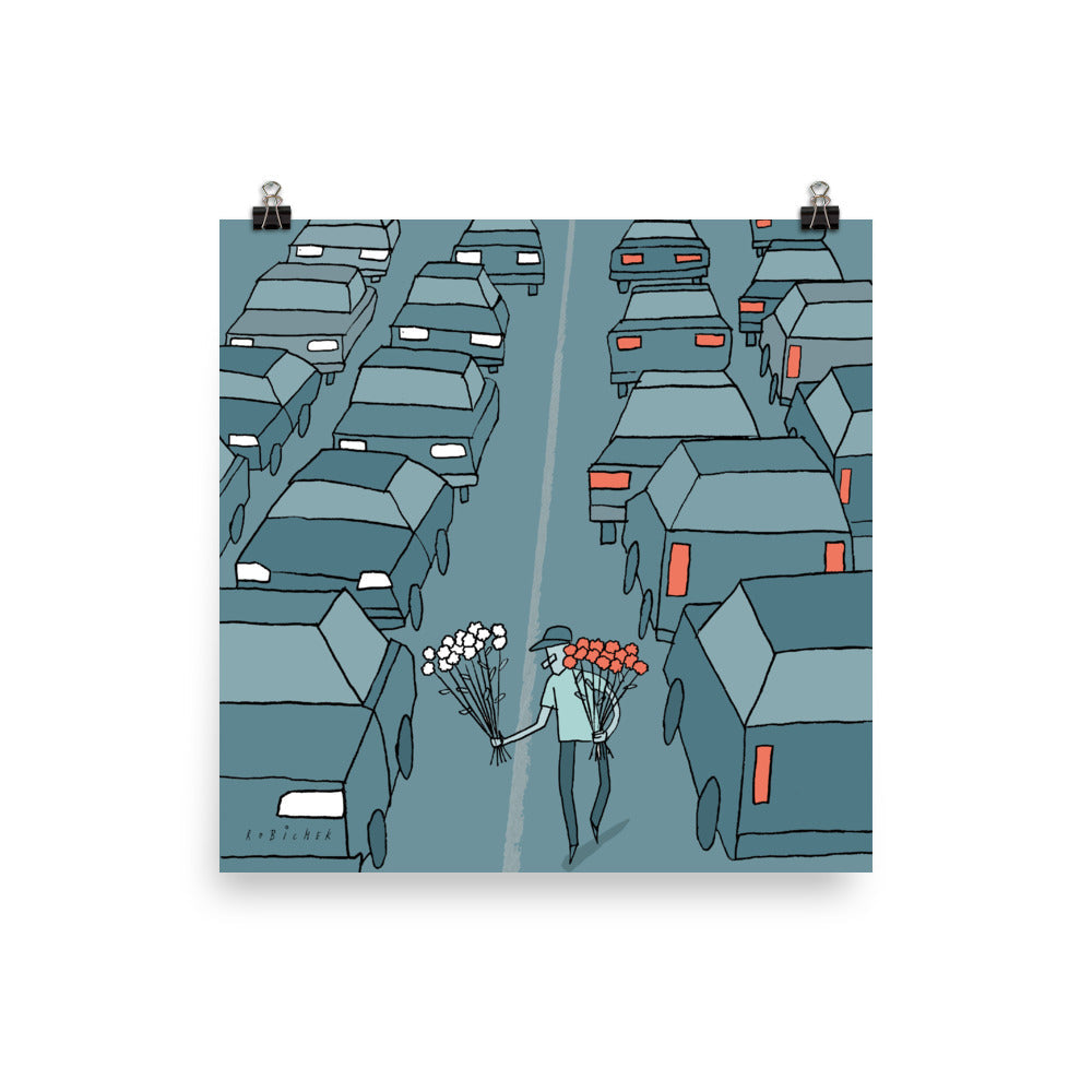 יובל רוביצ׳ק | Holyday flowers | הדפס דיגיטלי