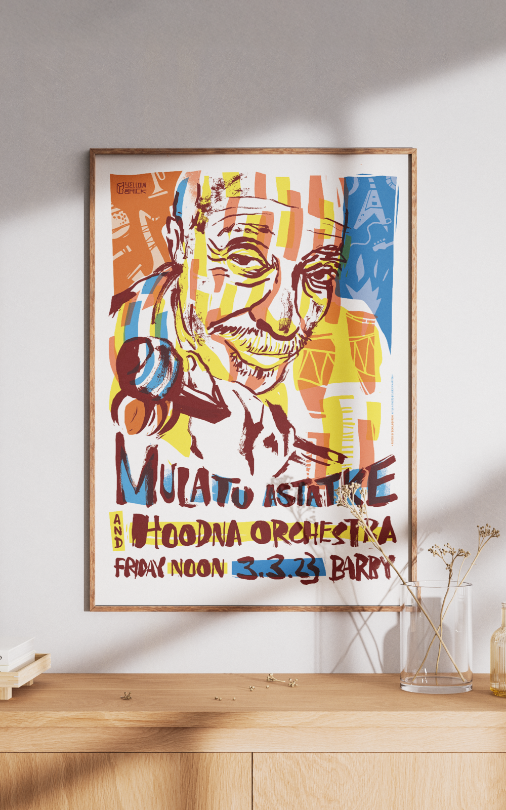דקל חברוני | Mulatu Hoodna Barby | הדפס לתלייה על הקיר