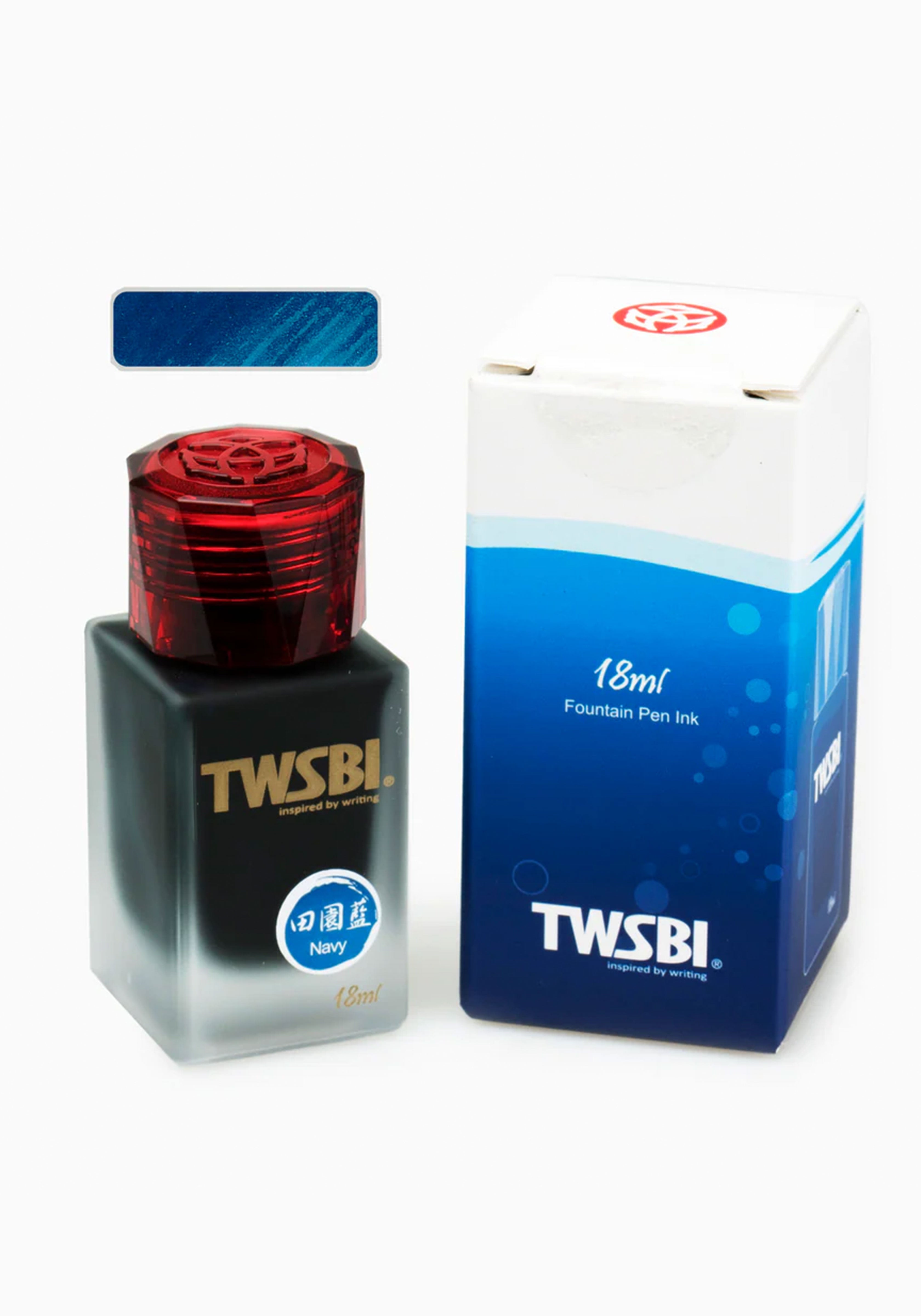 בקבוק דיו 18 מ"ל כחול נייבי | TWSBI Ink
