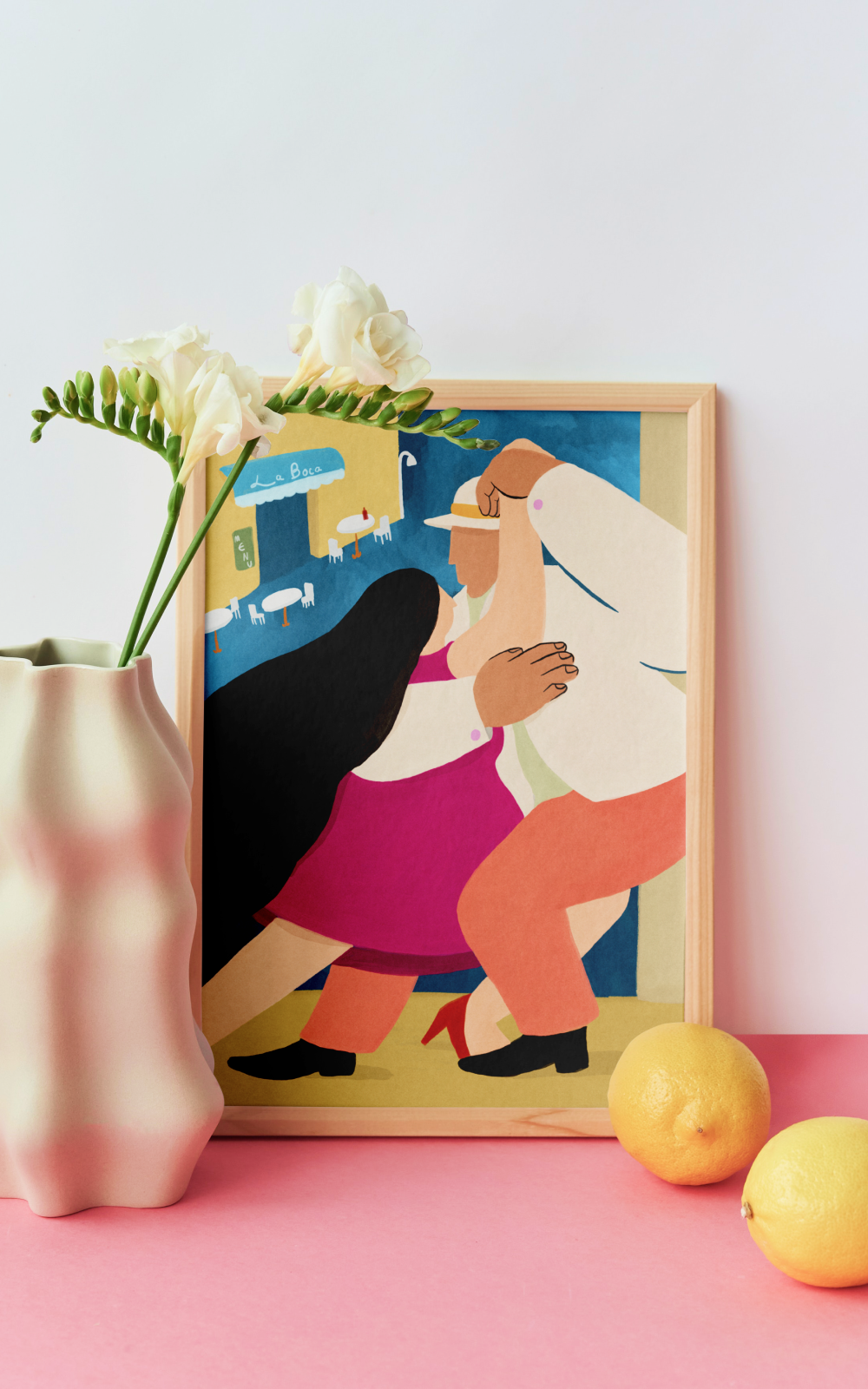 הדפס דיגיטלי לתלייה על הקיר | Night Tango | מאייר- אלעד מועלם