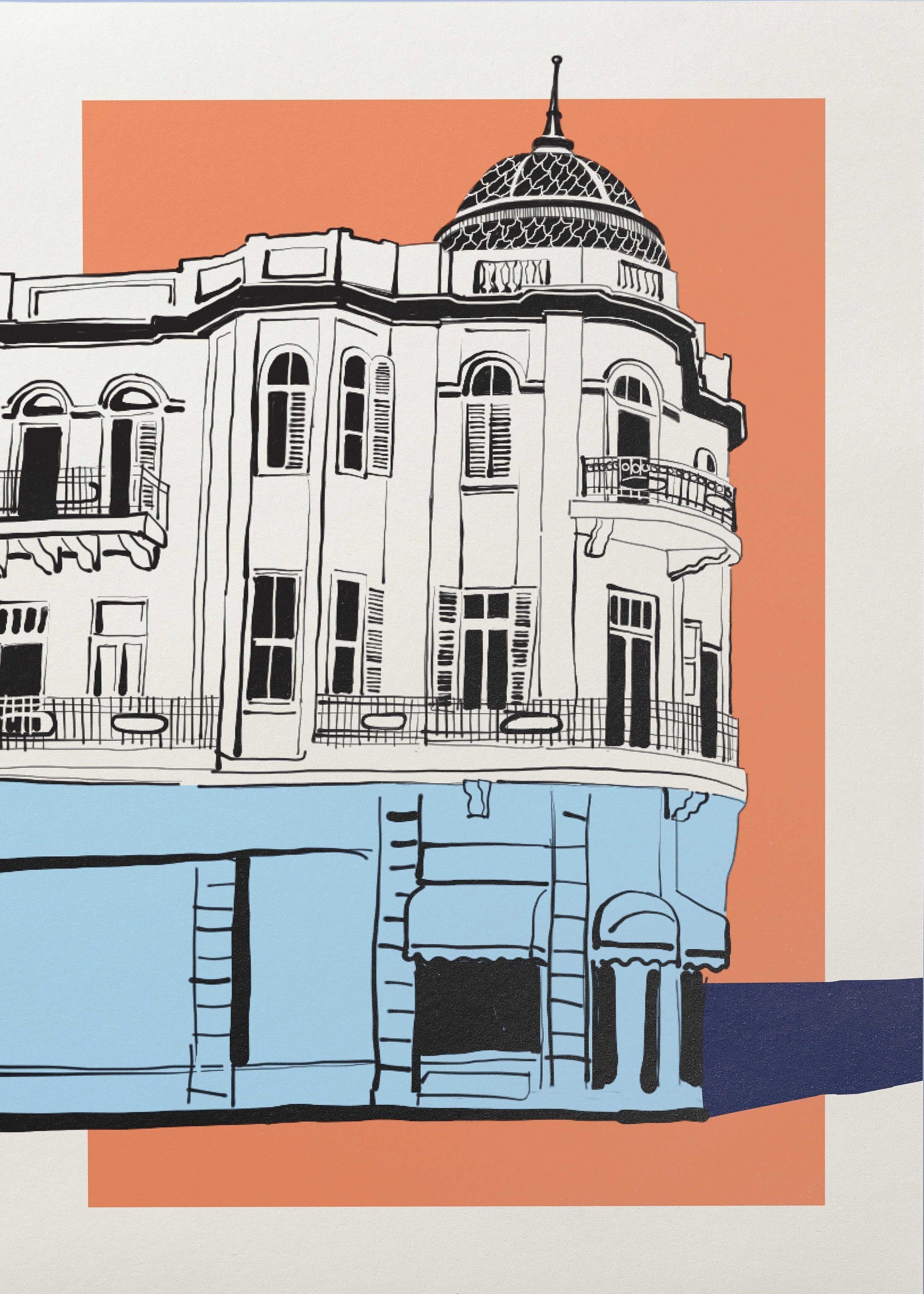 הדפס דיגיטלי בגודל A5 או 15X15 ס"מ | מאיירים Citykat Stories