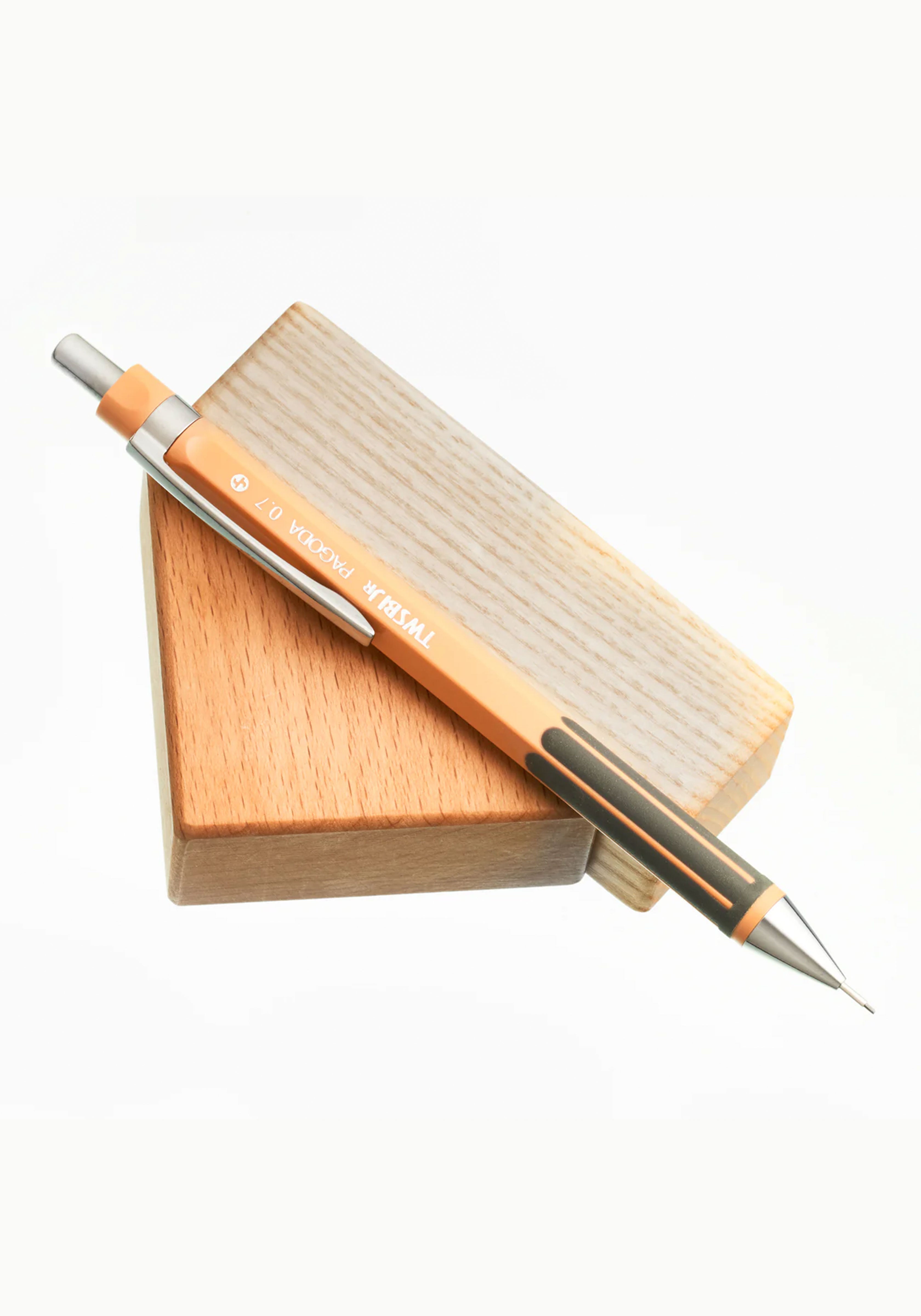 עפרון מכני משושה כתום מרמלדה | TWSBI Jr Pagoda Marmalade