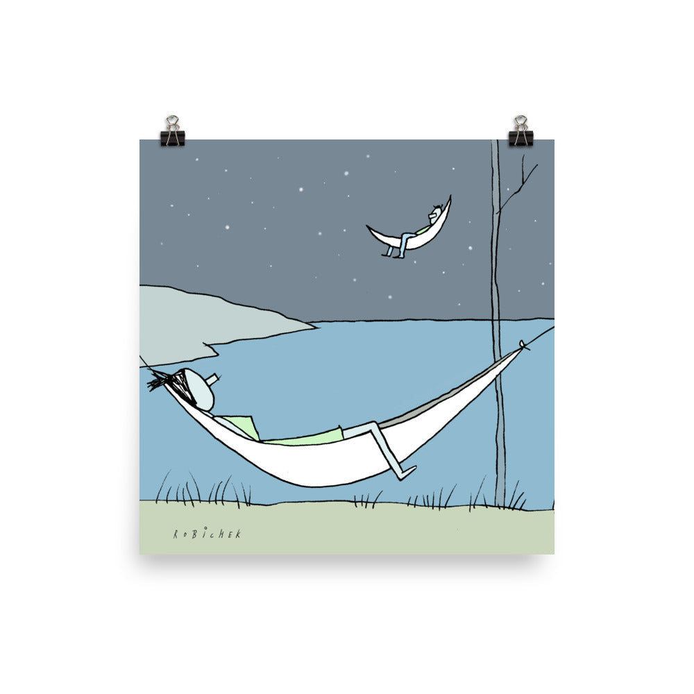 יובל רוביצ׳ק | Swing moon | הדפס דיגיטלי