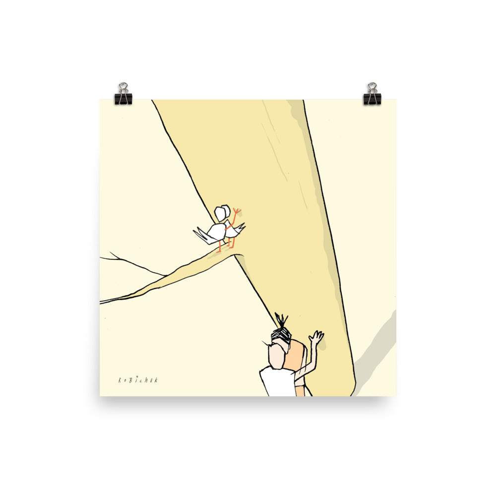 יובל רוביצ׳ק | Tree hug | הדפס דיגיטלי