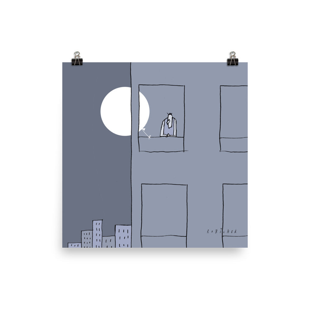 יובל רוביצ׳ק | Personal moon | הדפס דיגיטלי