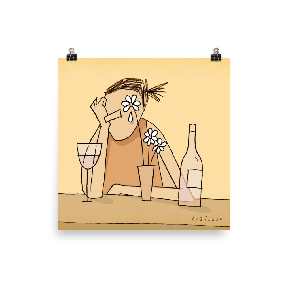 יובל רוביצ׳ק | Tear flower | הדפס דיגיטלי