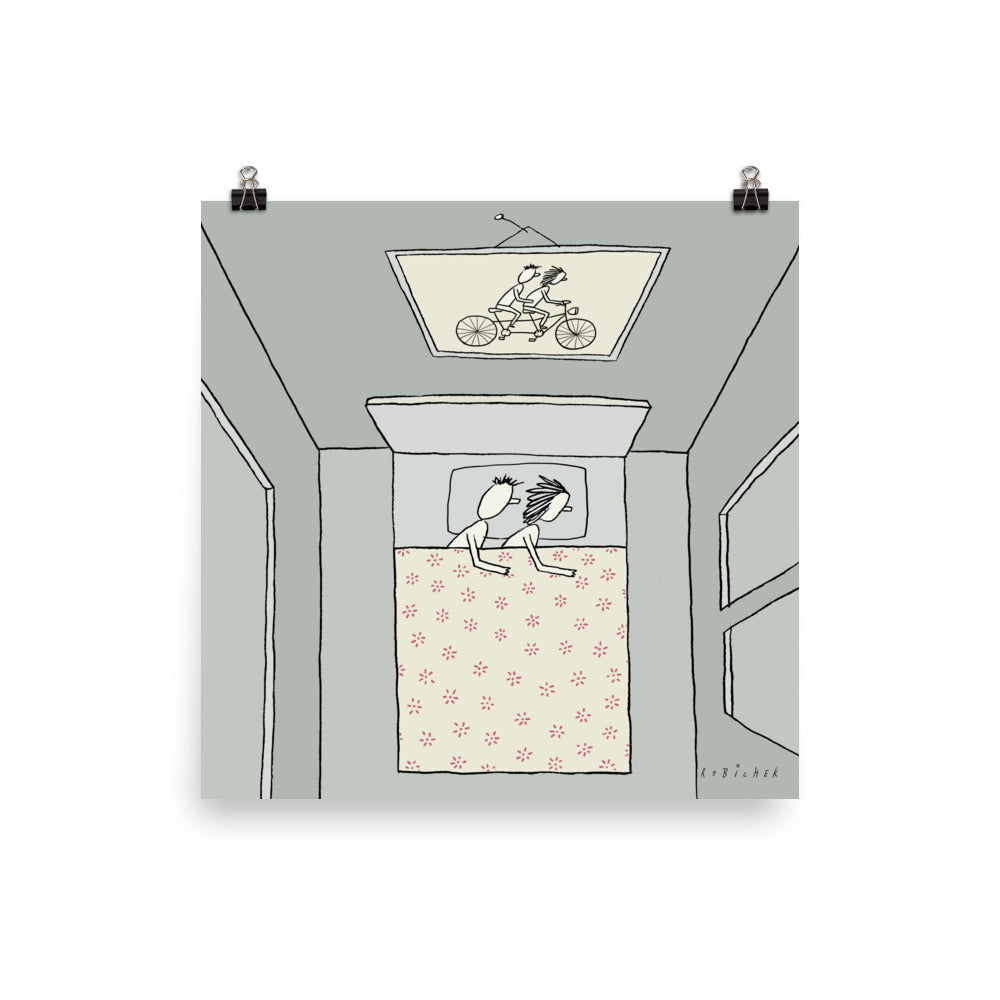 יובל רוביצ׳ק | Bike sleep | הדפס דיגיטלי