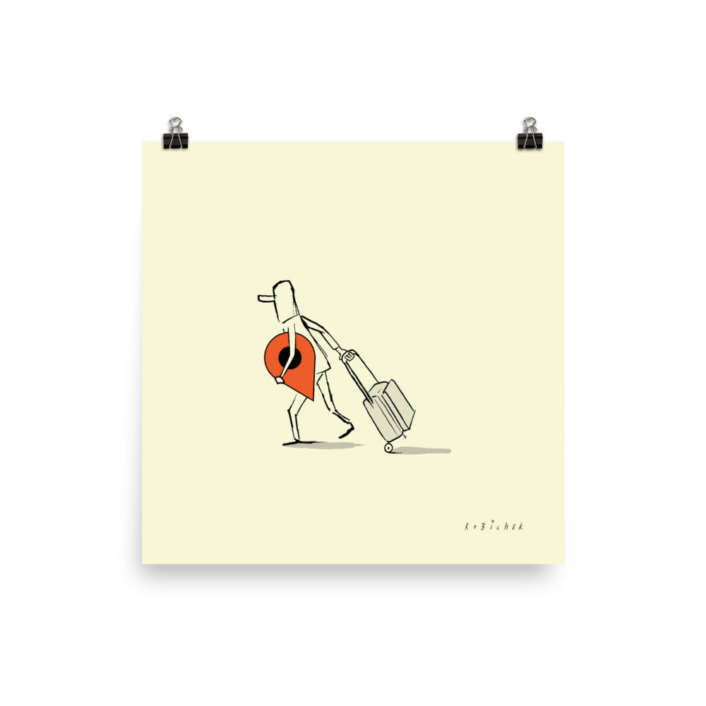 יובל רוביצ׳ק | The traveler | הדפס דיגיטלי