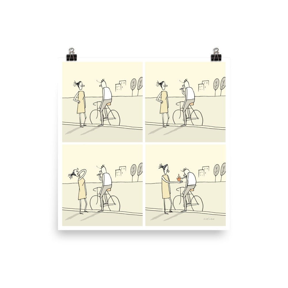 יובל רוביצ׳ק | The lighter | הדפס דיגיטלי