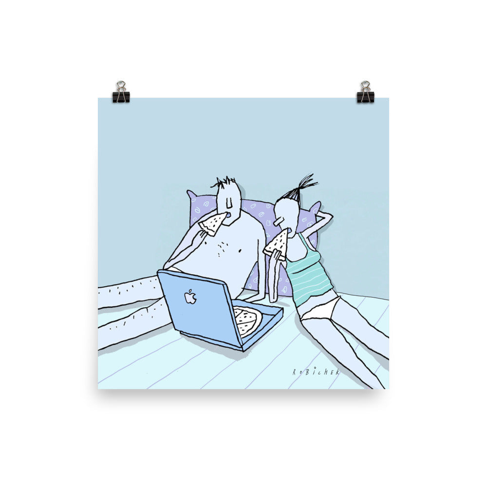 יובל רוביצ׳ק | Netflix weekend | הדפס דיגיטלי