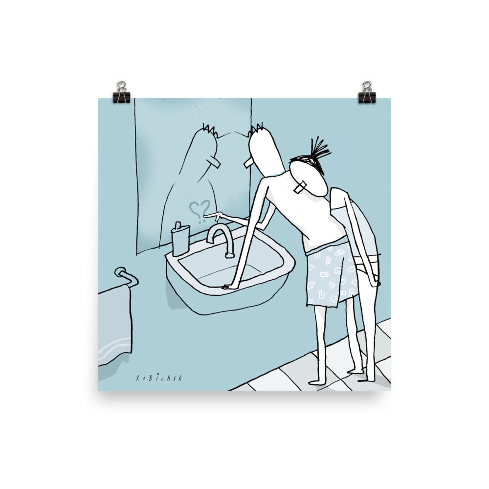 יובל רוביצ׳ק | Question marks | הדפס דיגיטלי