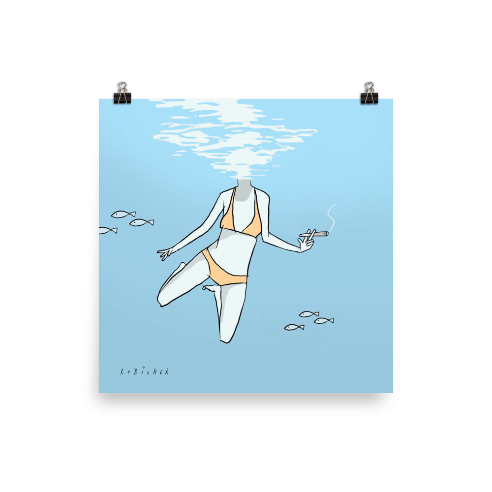 יובל רוביצ׳ק | Bongwater | הדפס דיגיטלי
