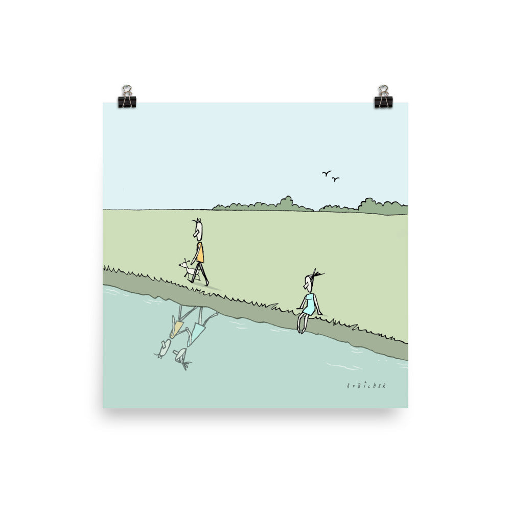 יובל רוביצ׳ק | Reflection Set 2 of 2 | הדפס דיגיטלי