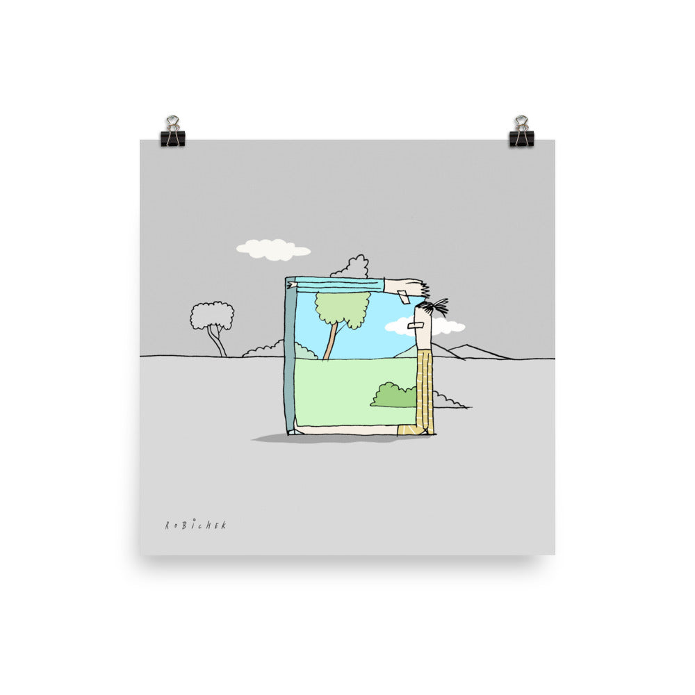 יובל רוביצ׳ק | My little square | הדפס דיגיטלי