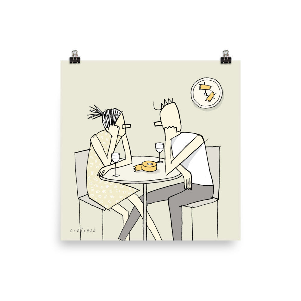 יובל רוביצ׳ק | Time stops | הדפס דיגיטלי