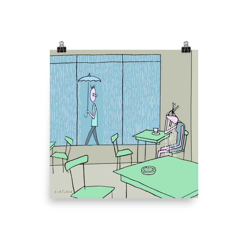 יובל רוביצ׳ק | Rain & tears | הדפס דיגיטלי