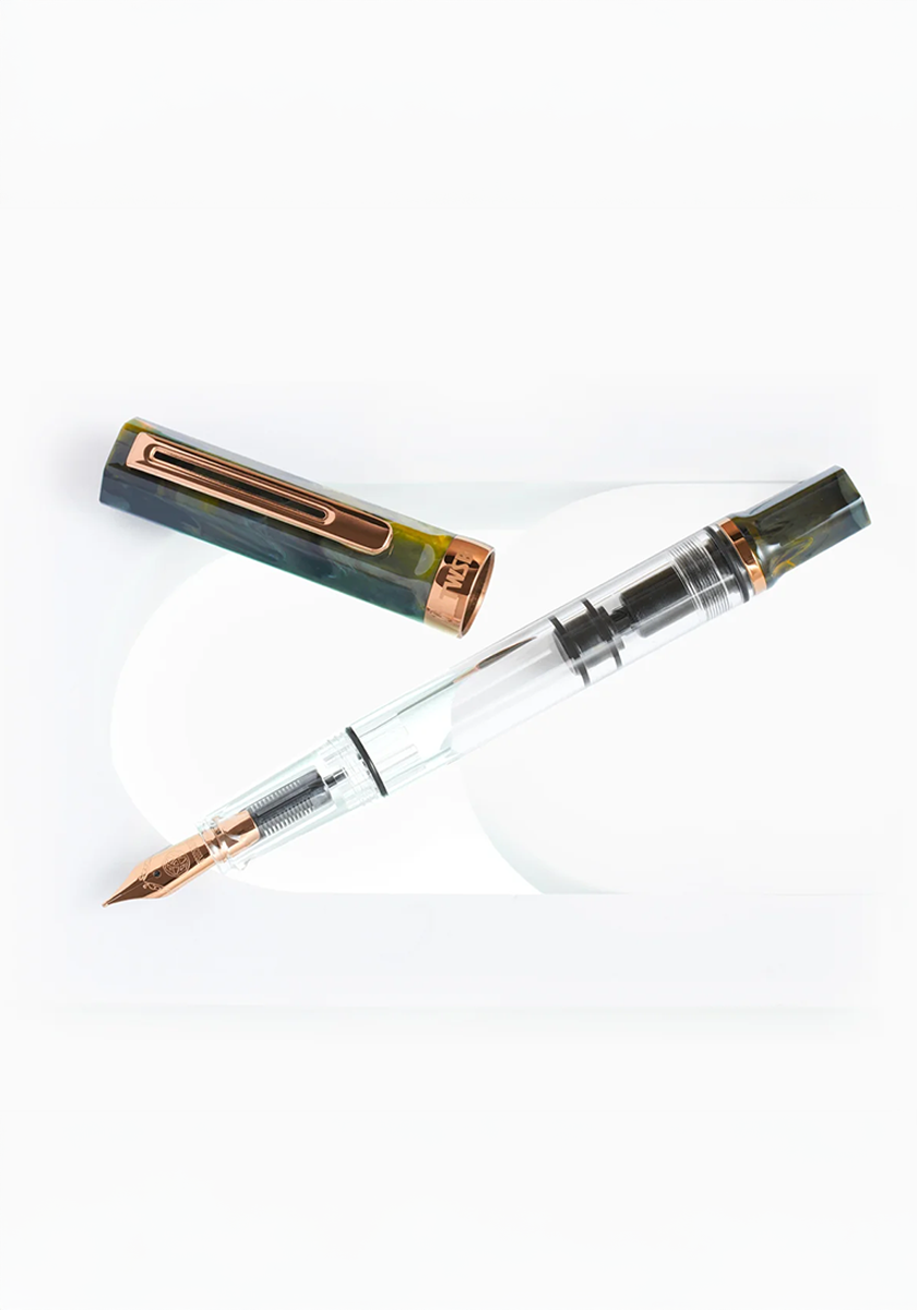 עט נובע סרפנטין וברונזה | TWSBI ECO Serpentine w/Bronze