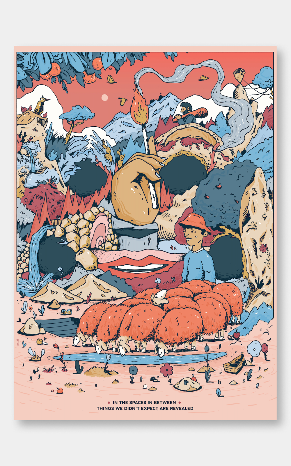 PRINT | EREZOO | SPACES INBETWEEN